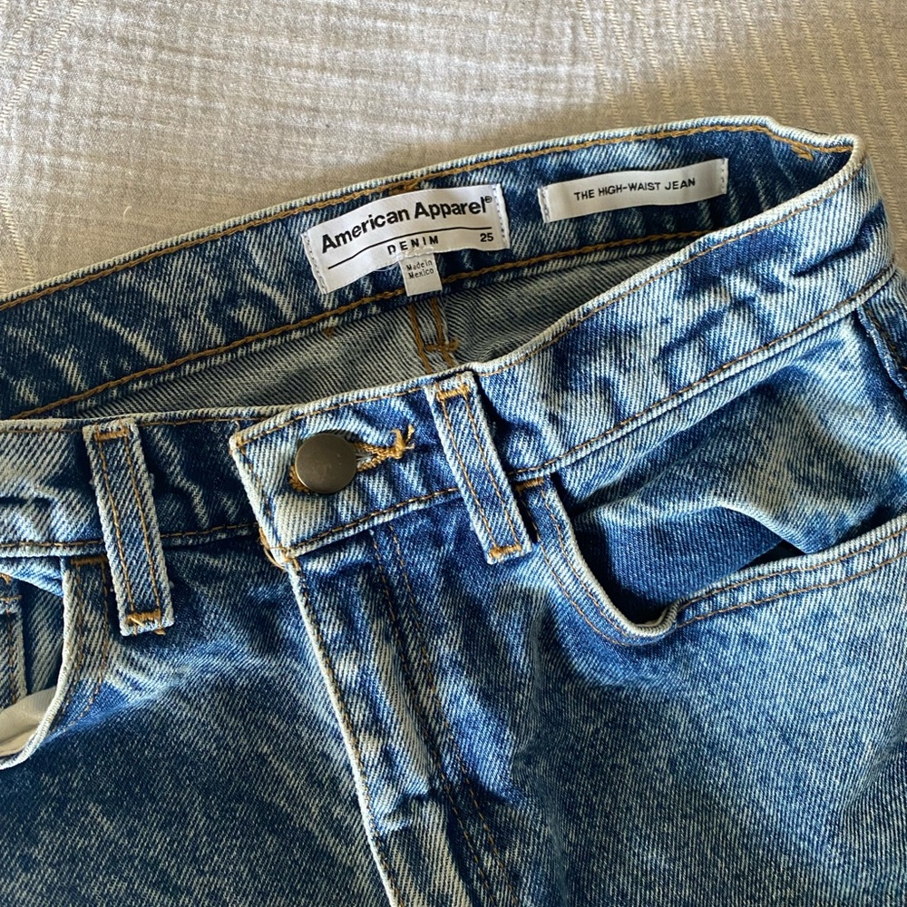 American Apparel High-Waist Jean